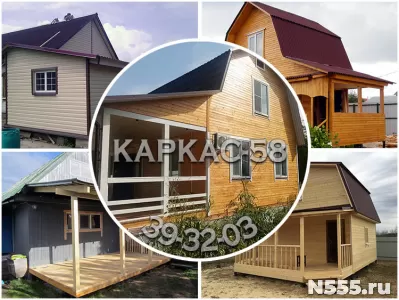 Веранда на даче в Пензе, пристройка террасы, кухни